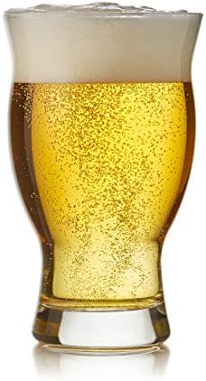 Libbey Bar Essentials Tumbler Glasses Set of 6, Modern Style 16 Oz Glass Set, Dishwasher Safe Tall Drinking Glasses Set for Wine, Beer, and Cocktail