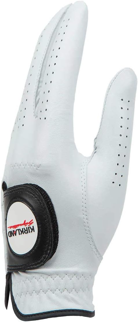 Kirkland Signature Golf Gloves Premium Cabretta Leather, Medium/Large (4 Count)