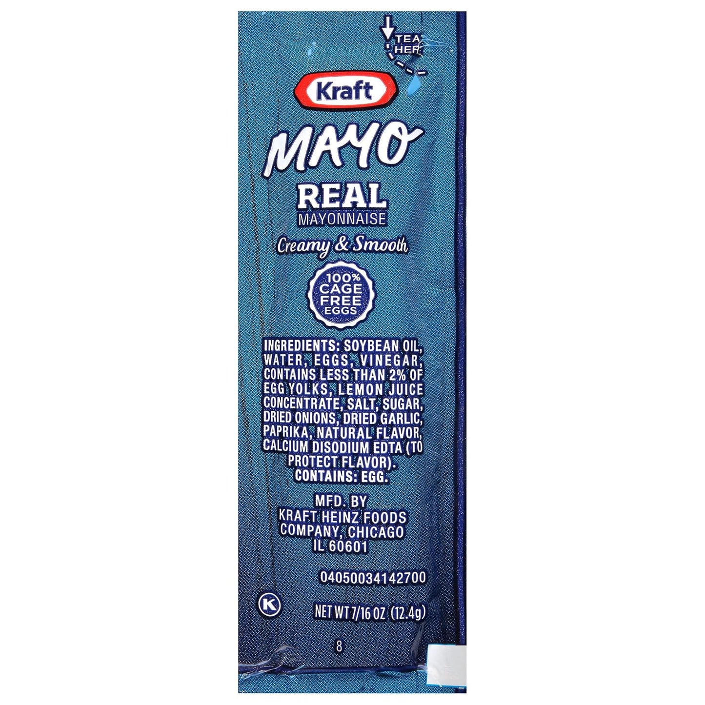 Kraft Mayo Real Mayonnaise Single Serve Packet (0.16 oz Packets, Pack Of 500)