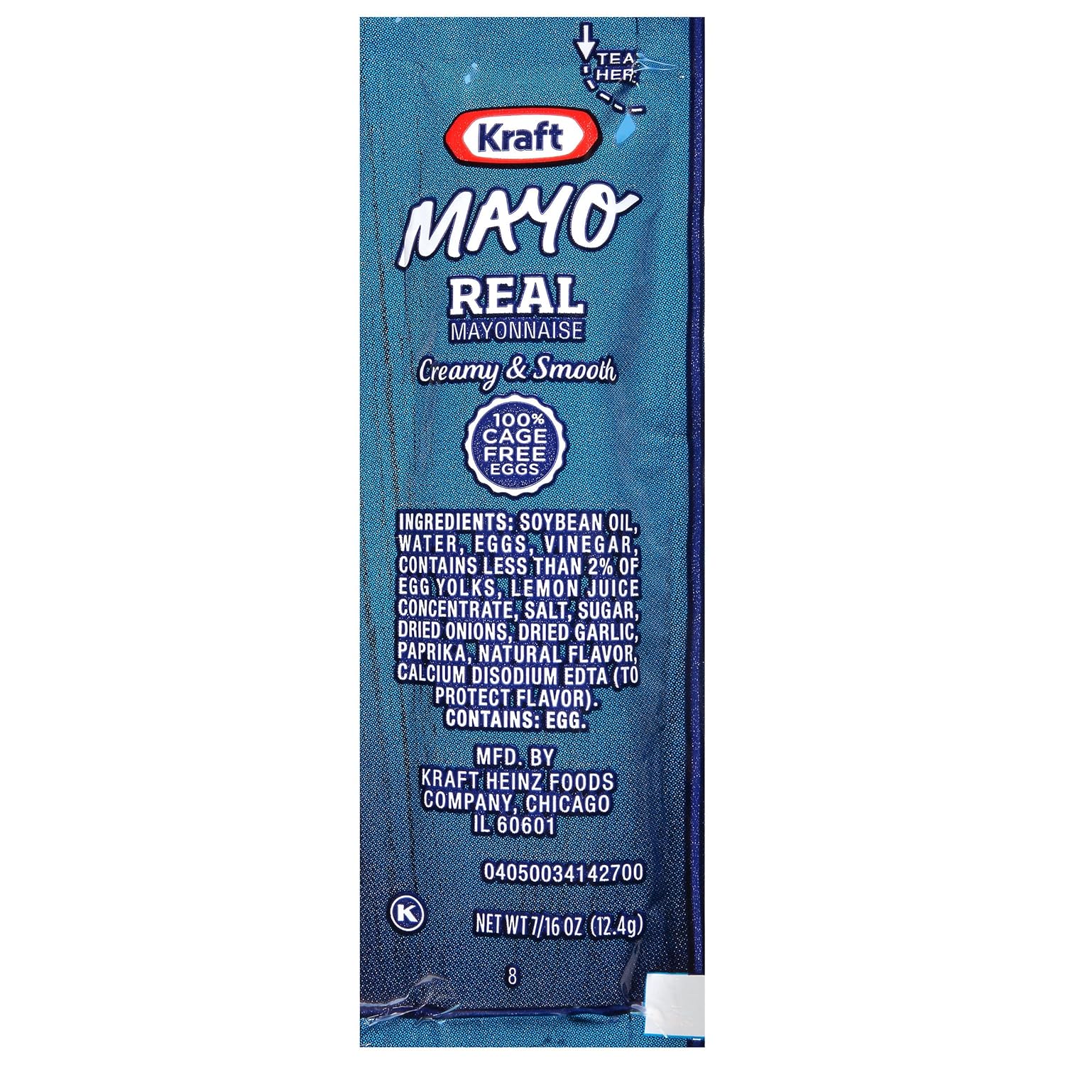 Kraft Mayo Real Mayonnaise Single Serve Packet (0.16 oz Packets, Pack Of 500)