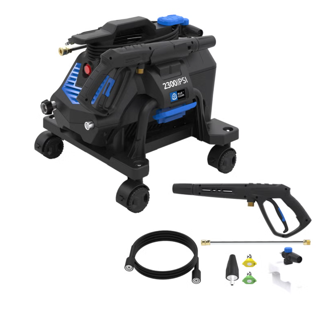 AR Blue Clean XWM2300 2300 PSI 1.3 GPM, 3-In-1 Electric Pressure Washer