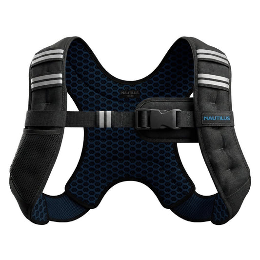 Nautilus 12 lb Adjustable Weighted Vest - Black | New